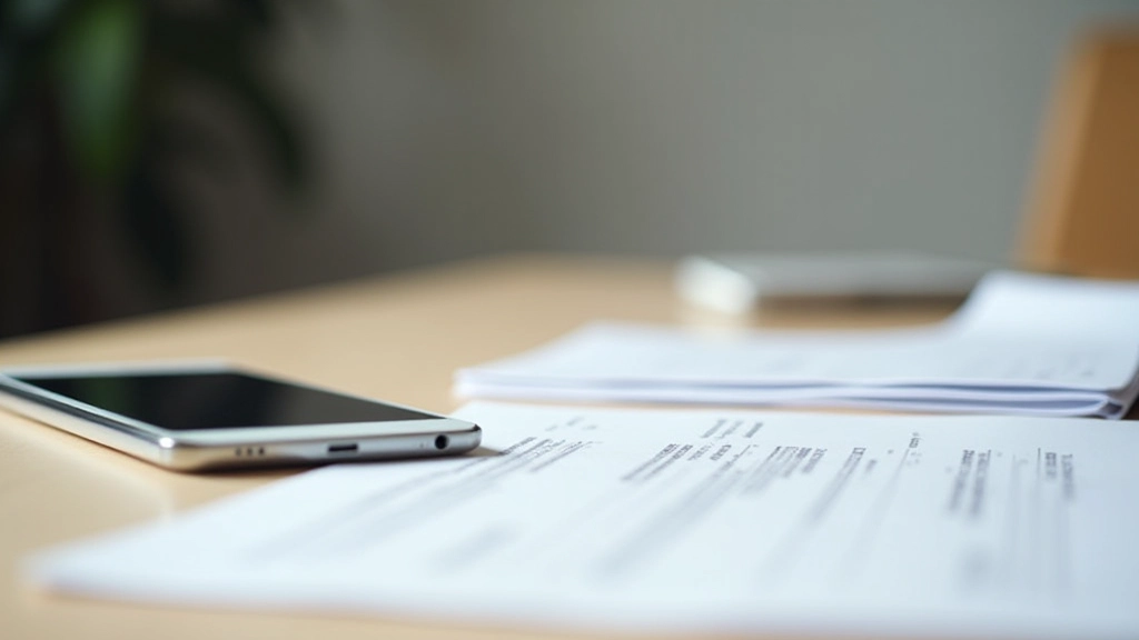 Livret A et documents bancaires disposés sur bureau avec smartphone